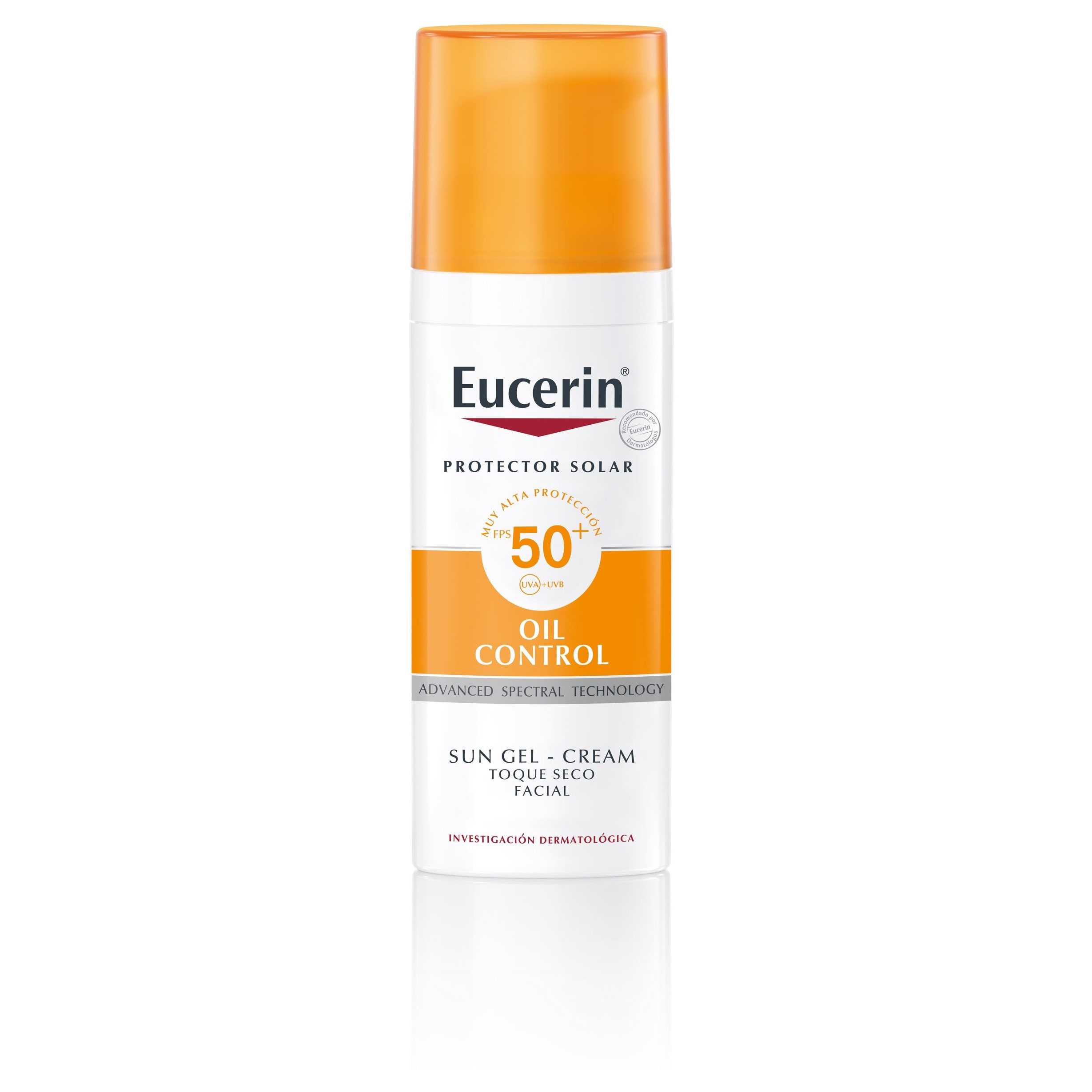 Eucerin Sun GelCrema Oil Control Toque Seco FPS 50+